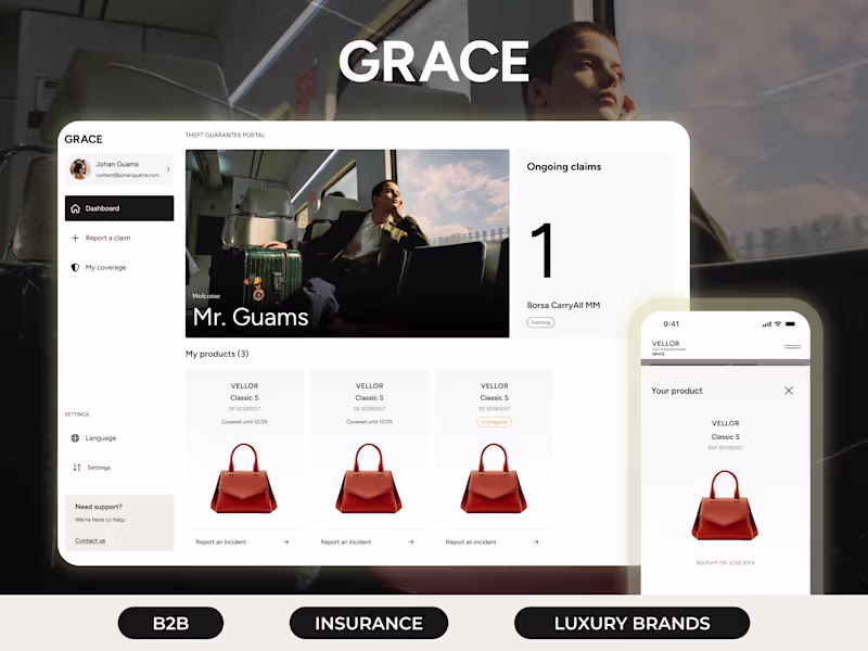 Cover image for Grace | InsurTech | React | Frontend