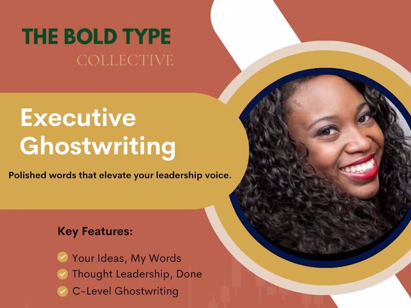 Cover image for Executive Ghostwriting & Thought Leadership