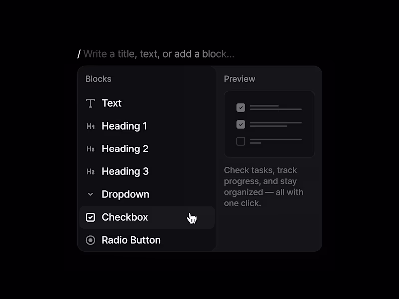 Cover image for Inline Editing