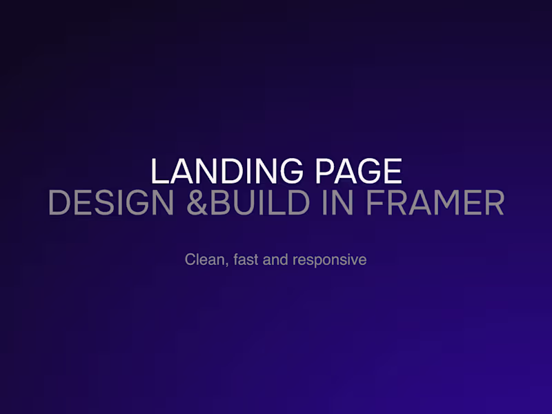 Cover image for Custom landing page for your product or launch (no templates!)