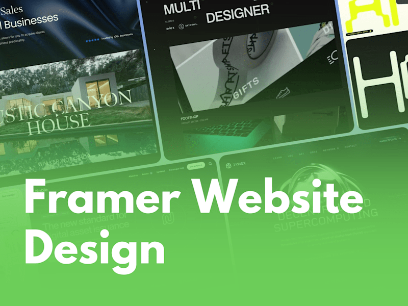 Cover image for Framer Website Design