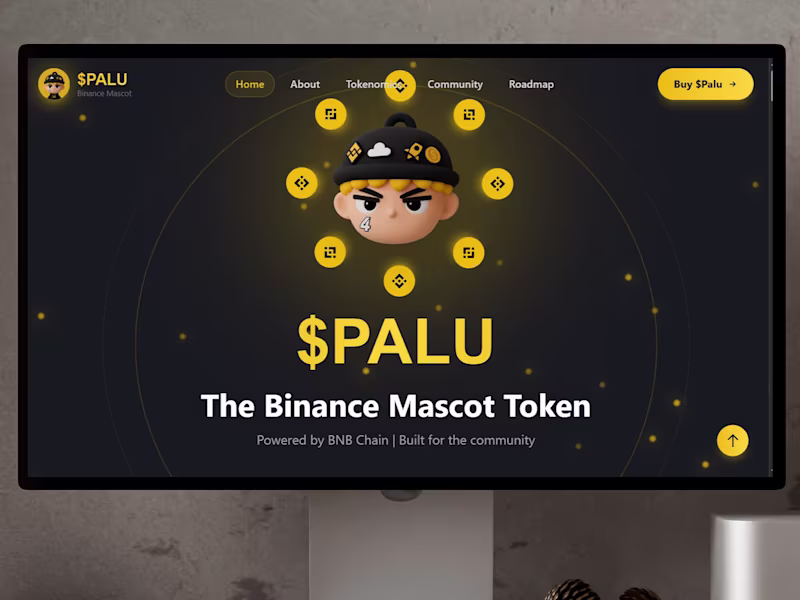Cover image for Palu - The Binance Mascot Token Web3 Design