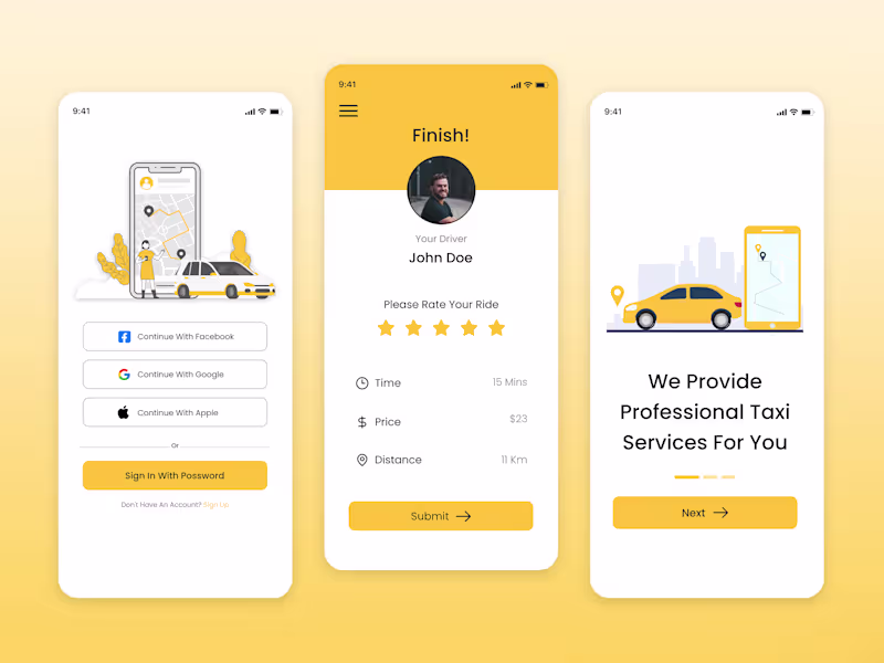 Cover image for Taxi App