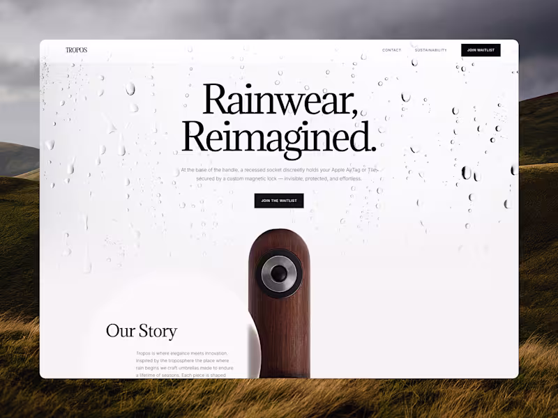 Cover image for Tropos - AI Visuals & Framer Website Design