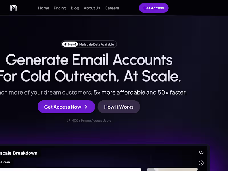 Cover image for Framer Landing Page Design