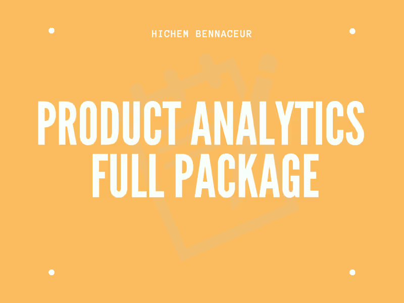 Cover image for Product analytics full package(Recommended for Saas)