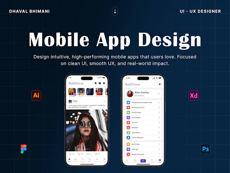 Cover image for Mobile App Design in Figma