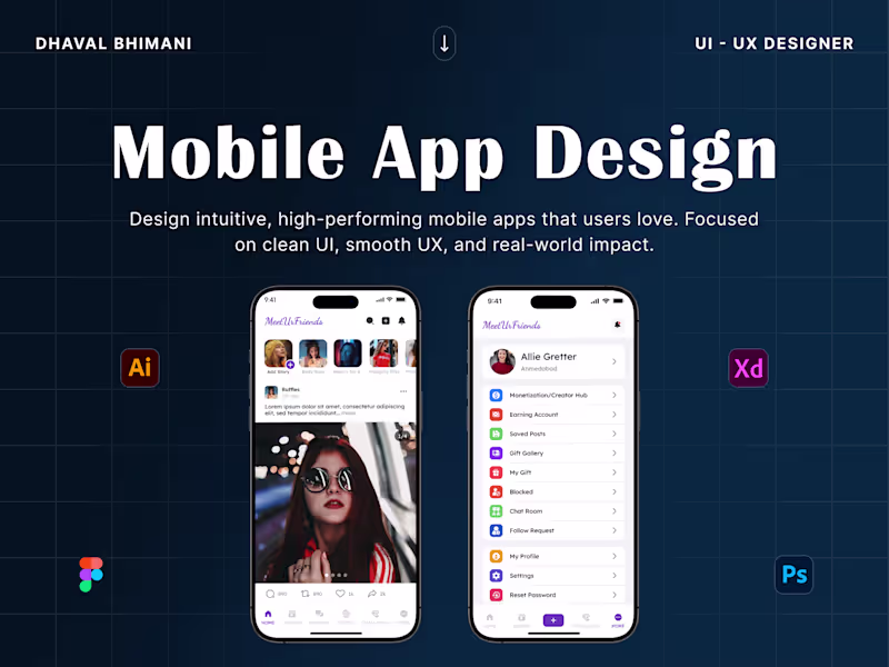 Cover image for Mobile App Design in Figma