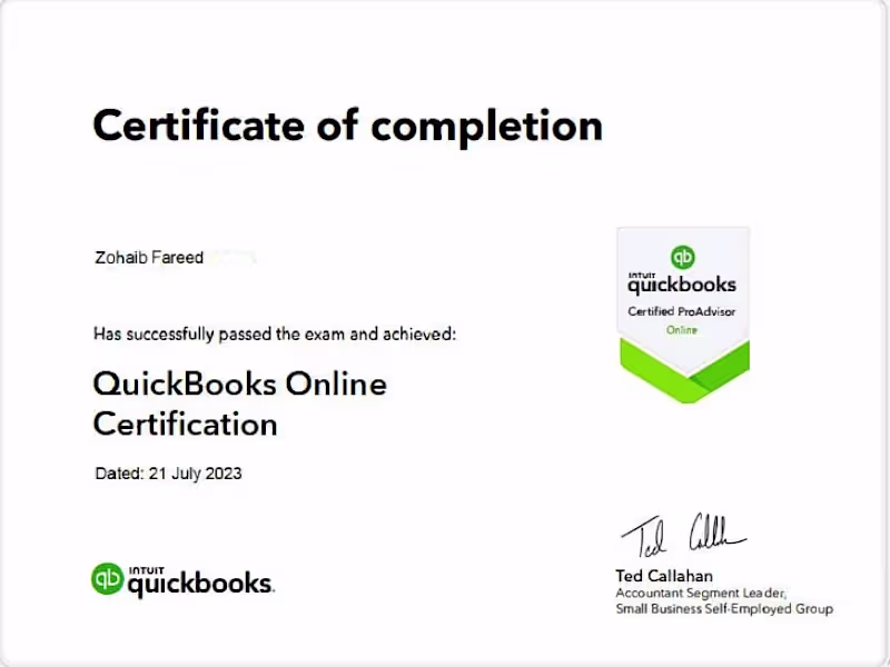 Cover image for I will manage your bookkeeping using quickbooks online