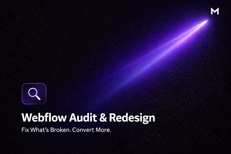 Cover image for Webflow Website Audit & Redesign