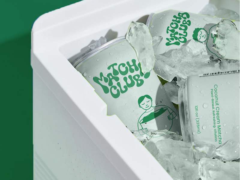 Cover image for Matcha club brand design and packaging