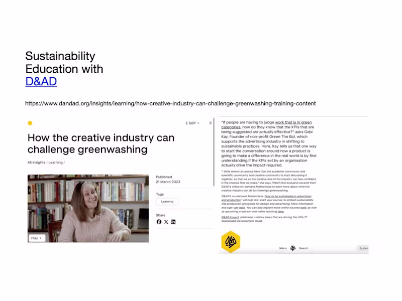 Cover image for Working with Green The Bid and also Scope3 gave me the oppor...