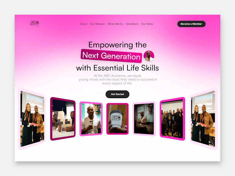 Cover image for ABC Academy - Framer Charity Website 
