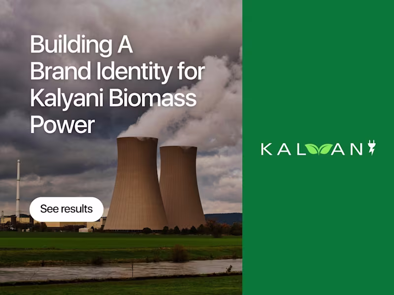 Cover image for Building Brand Identity for Kalyani Biomass Power