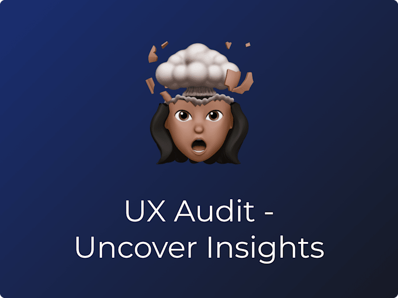 Cover image for 🔍 Web/UX Audit: Uncovering User Insights 
