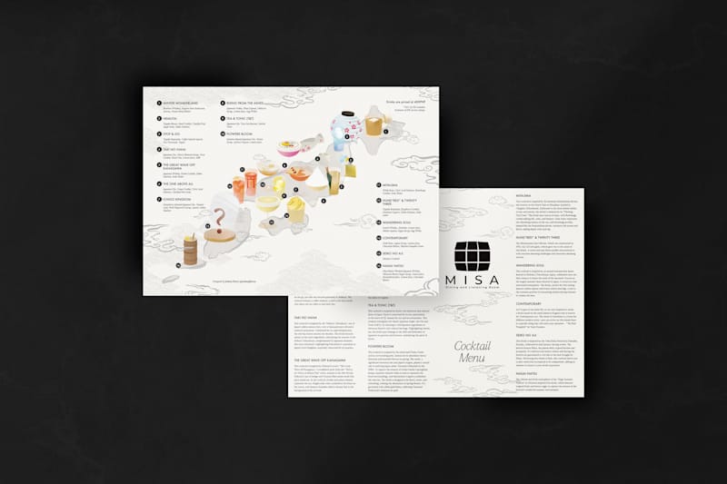 Cover image for MISA Dining - Menu Design