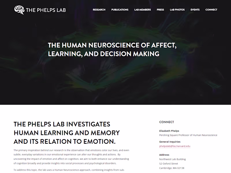 Cover image for Done updates on squarespace website for a lab that researche...