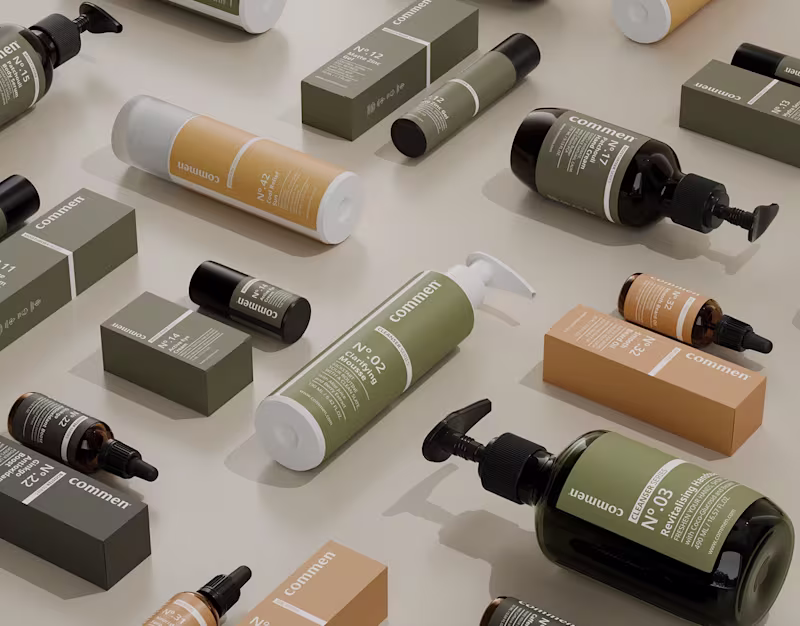 Cover image for 3D Skincare Product Rendering - Commen