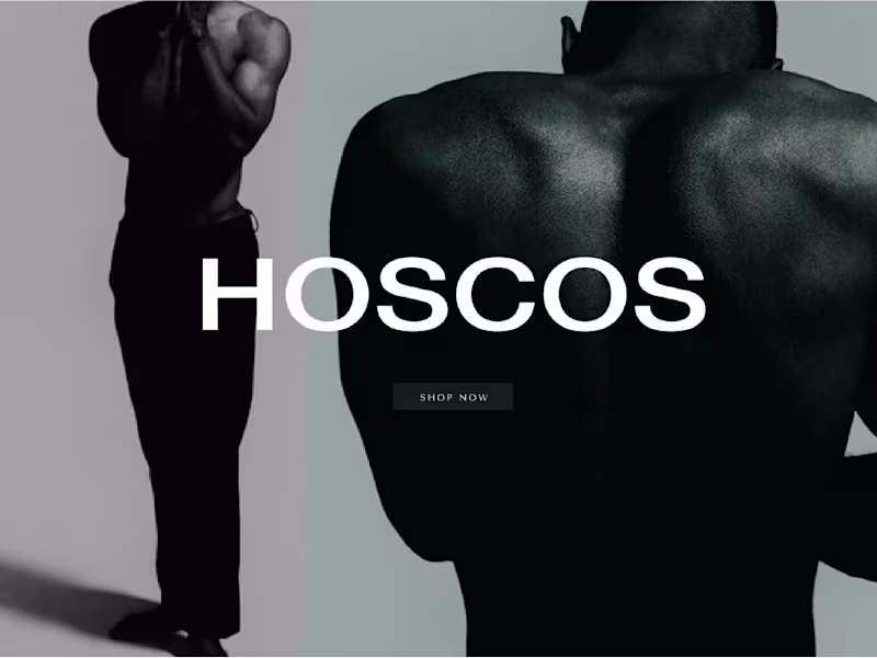 Cover image for HOSCOS fashion brand identity 