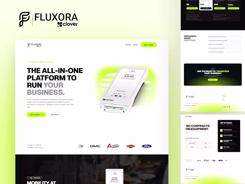 Cover image for Fluxora Website Redesign and Migration