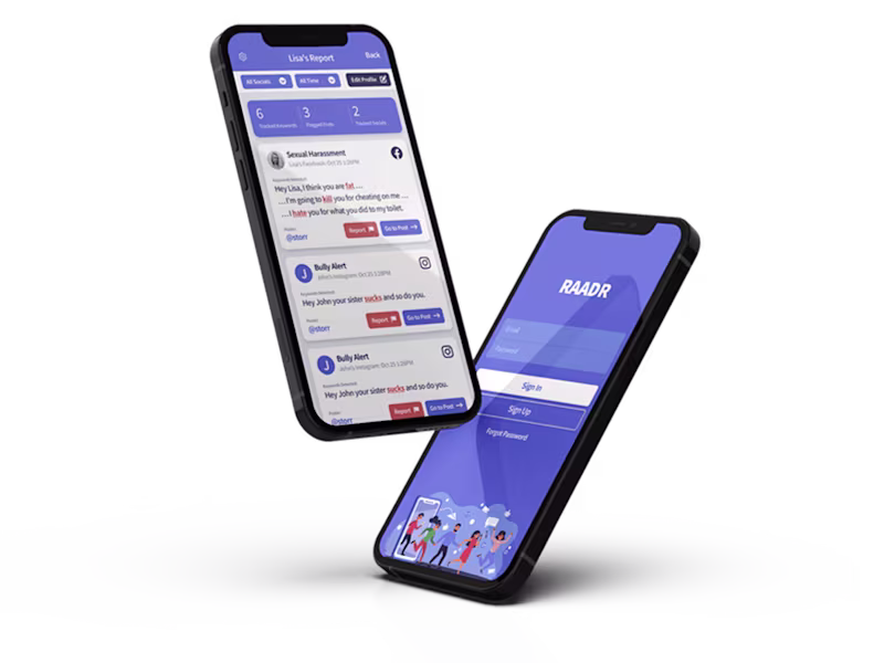 Cover image for RAADR Mobile Application