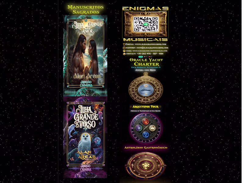 Cover image for Immersive Oracle Bookmark Cards & Narrative Brand Assets