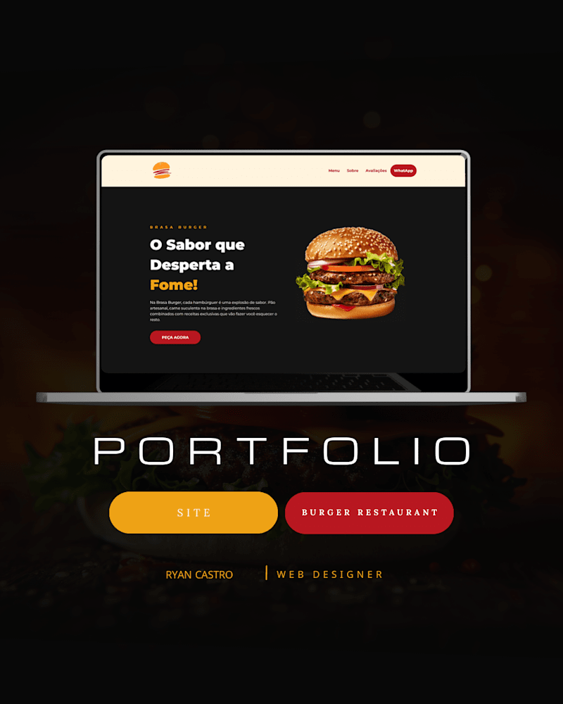 Cover image for Website Burguer Restaurant