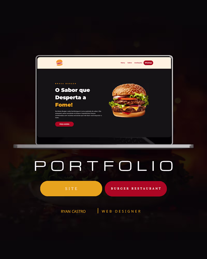 Cover image for Website Burguer Restaurant