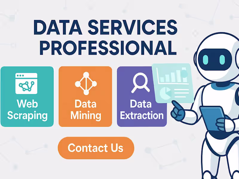 Cover image for Web Scraping + Data Cleaning Services (CSV, Excel, JSON)