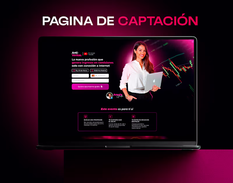 Cover image for Anti ventas - Pagina de captacion