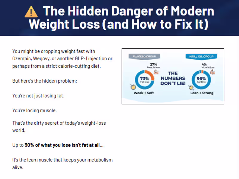 Cover image for Krill Oil Sales Page Design