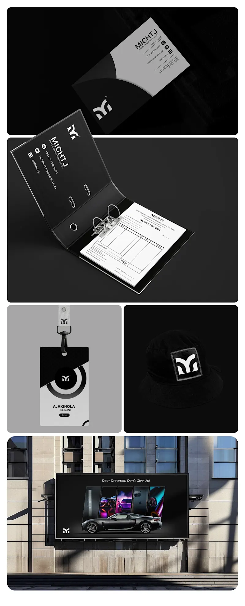 Cover image for MICHTJ Brand Identity Design