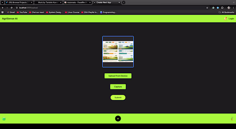 Cover image for Agrisense, an AI website that