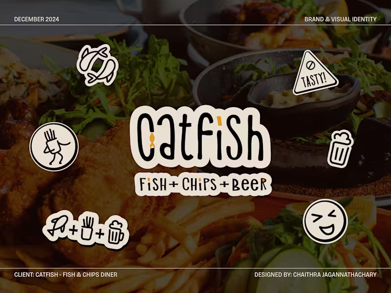 Cover image for A Bold Re-brand for a local Diner - Brand Identity  