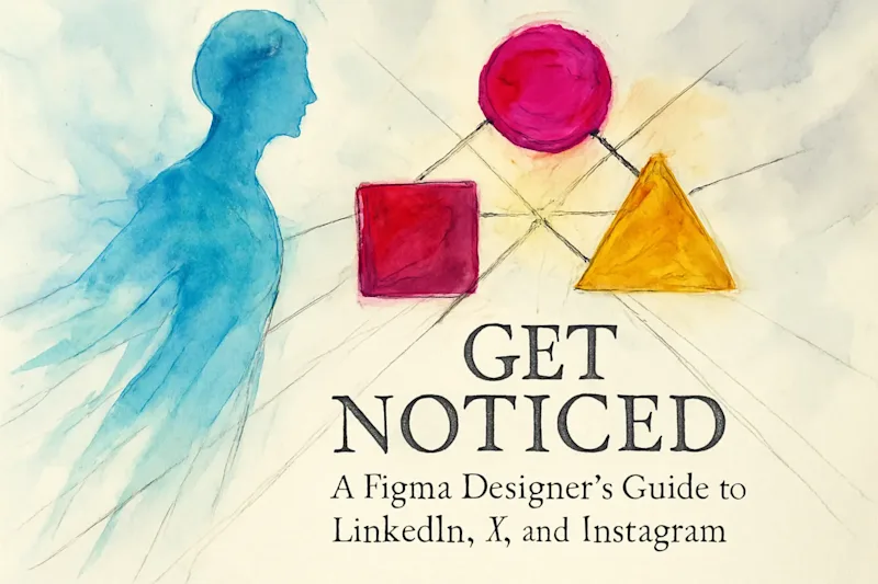 Cover image for Get Noticed: A Figma Designer's Guide to LinkedIn, X, and Instagram