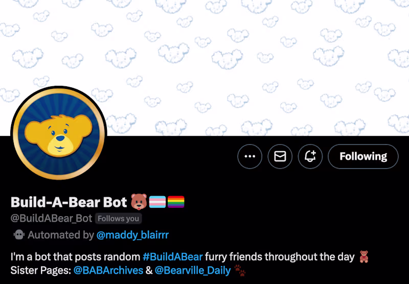 Cover image for Build-A-Bear Bot | Twitter Bot