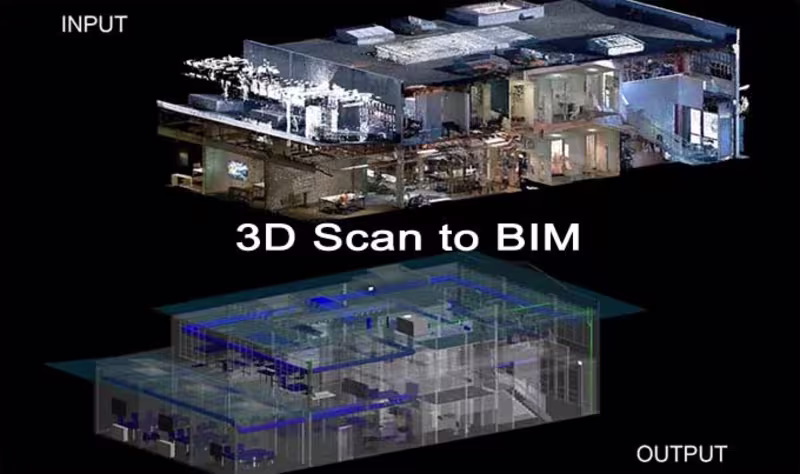 Cover image for SCAN-TO-BIM FOR A RESIDENCIAL BIULDING