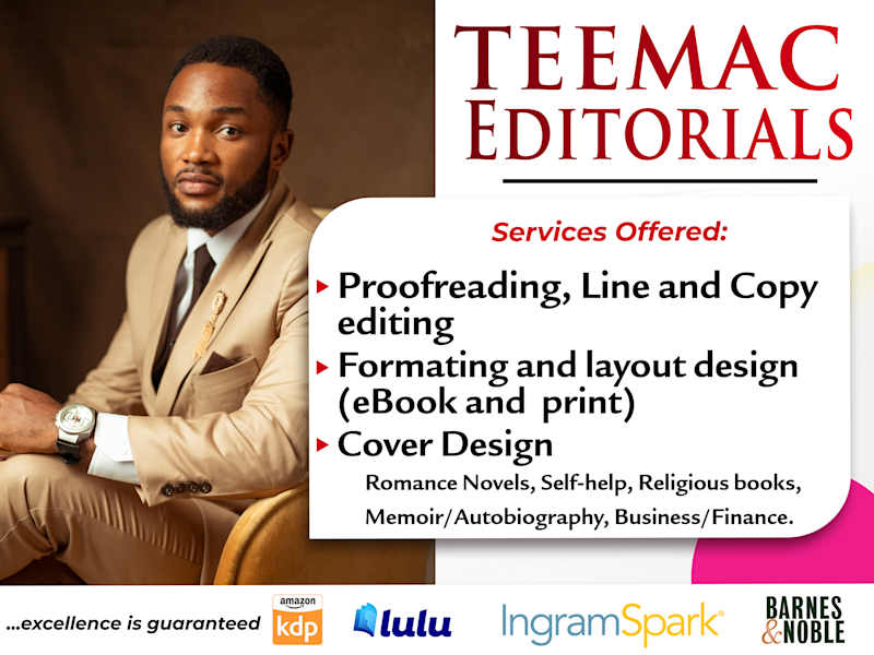 Cover image for I will proofread and edit your manuscript, article and document