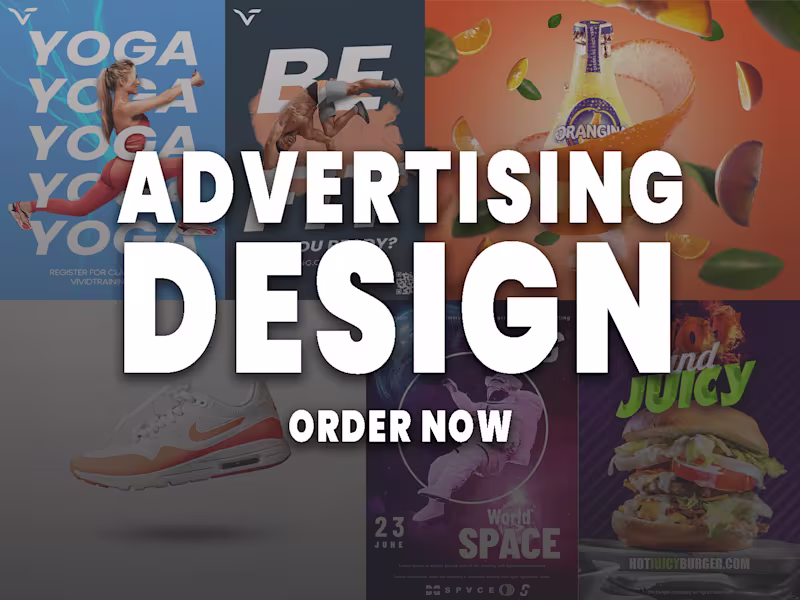 Cover image for I will design professional & unforgettable marketing material.