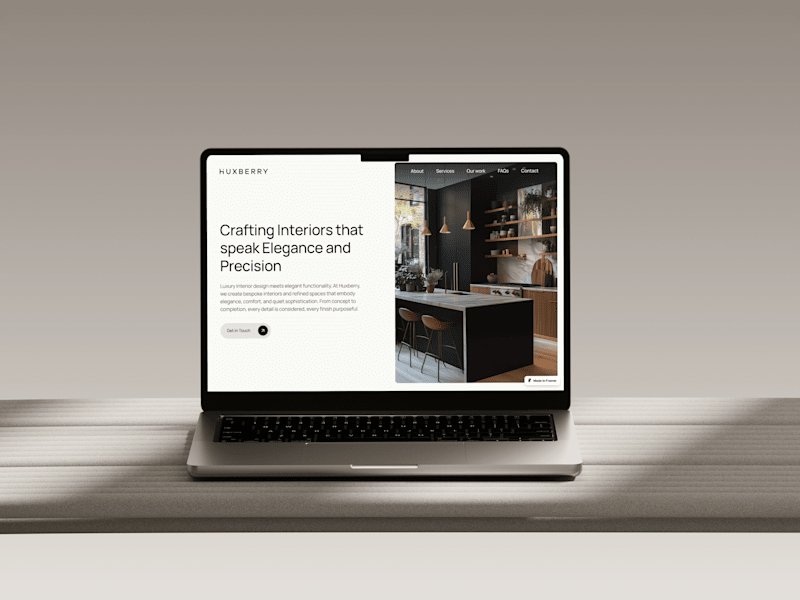 Cover image for Huxberry | Landing Page Design & Development