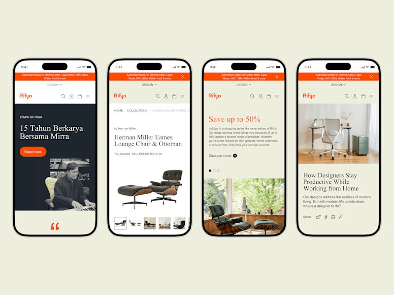 Cover image for Rifyo Design: Web Design