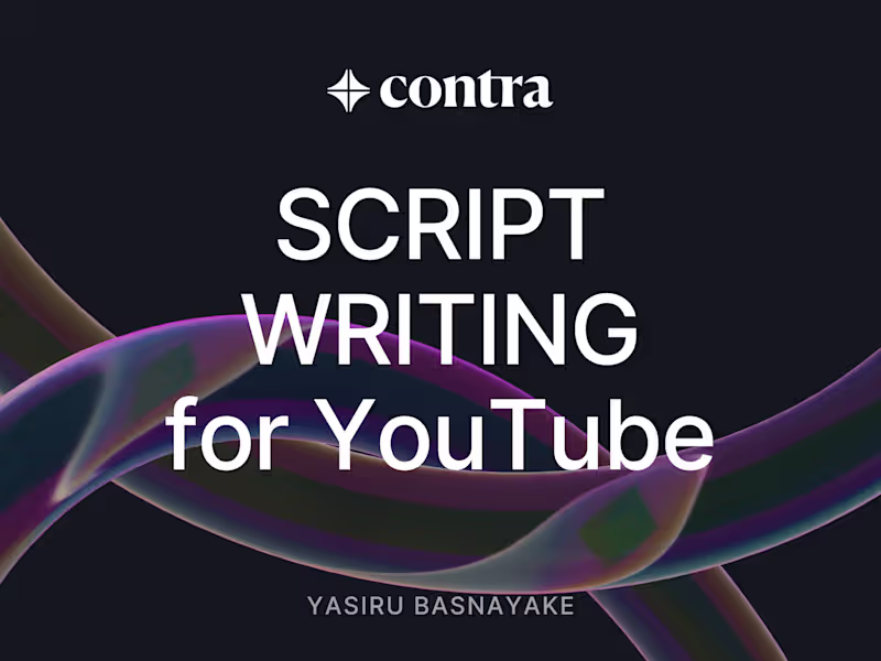 Cover image for Script writing services for YouTube optimized for Monetization