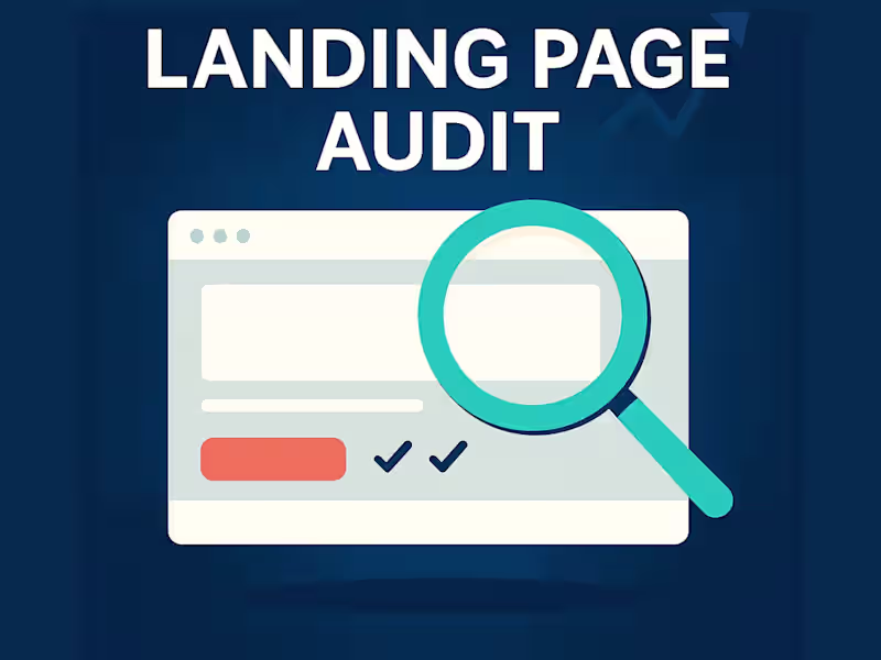 Cover image for Landing Page Audit – Optimized for Clarity & Conversions