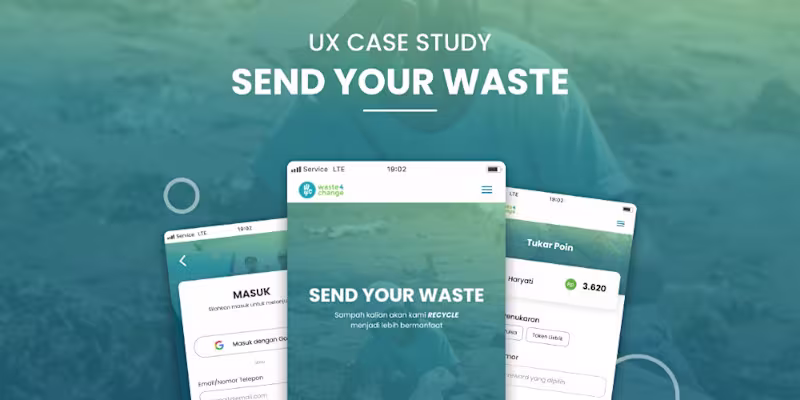 Cover image for UI/UX Case Study: How We Create Solutions for “SentYourWaste” 