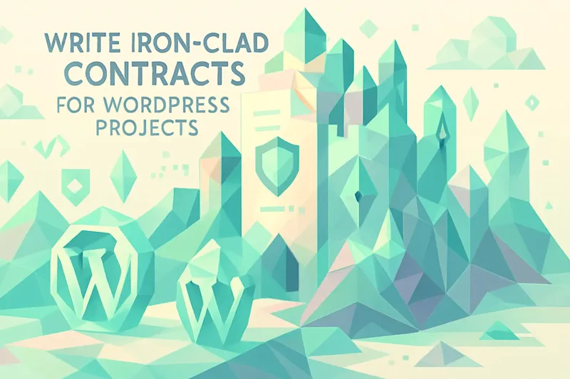 Cover image for Write Iron-Clad Contracts for WordPress Projects (Template Included)