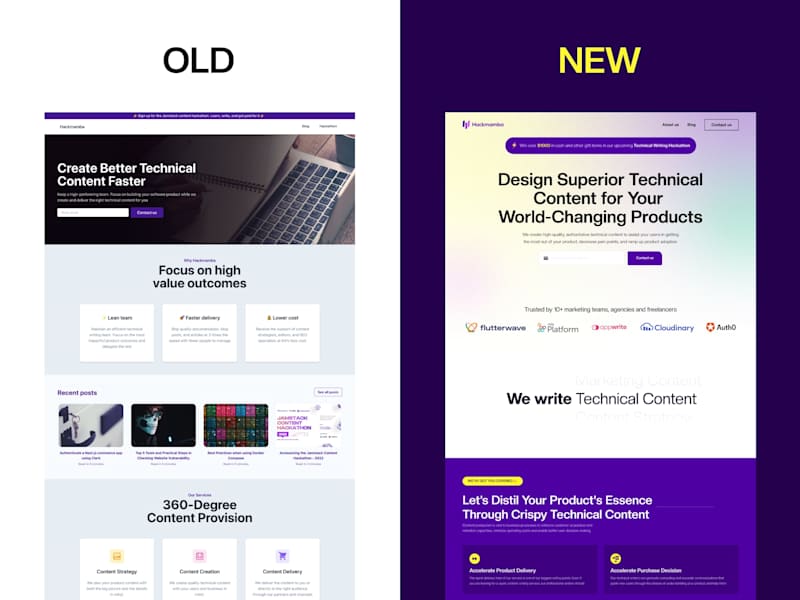 Cover image for HackMamba Website Redesign