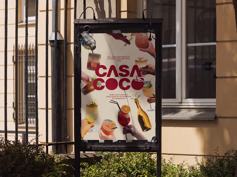 Cover image for Casa Coco | Beach Bar | Brand Identity