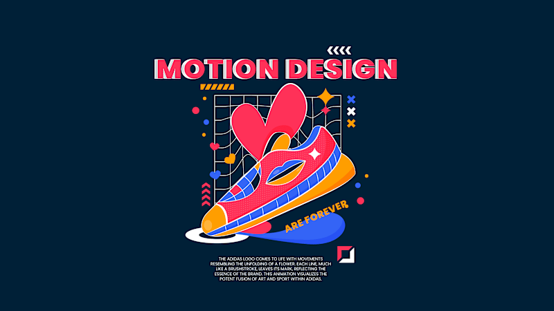 Cover image for Adidas Logo Animation: Art & Sport Fusion on Behance