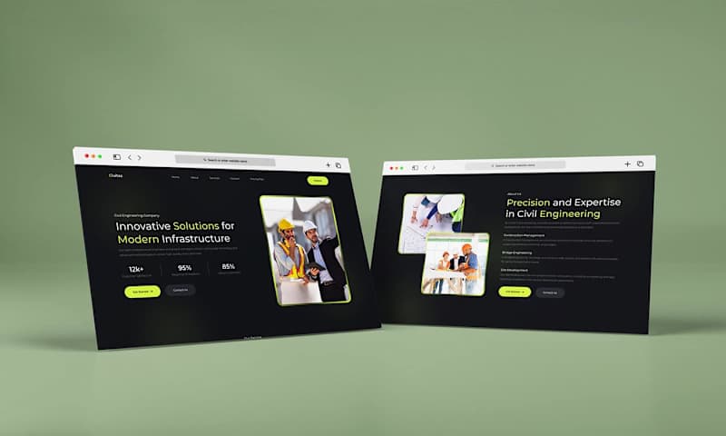 Cover image for Civitas - Civil Engineering Company Website