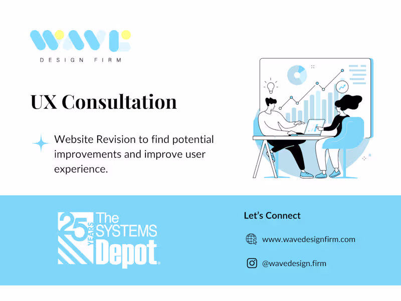 Cover image for UX Consultation for The Systems Depot